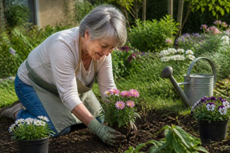 jardinage après 65 ans