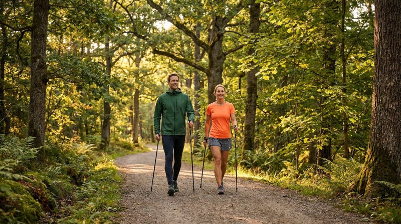 Marche nordique, le sport au nombreux bienfaits : guide pratique pour débuter